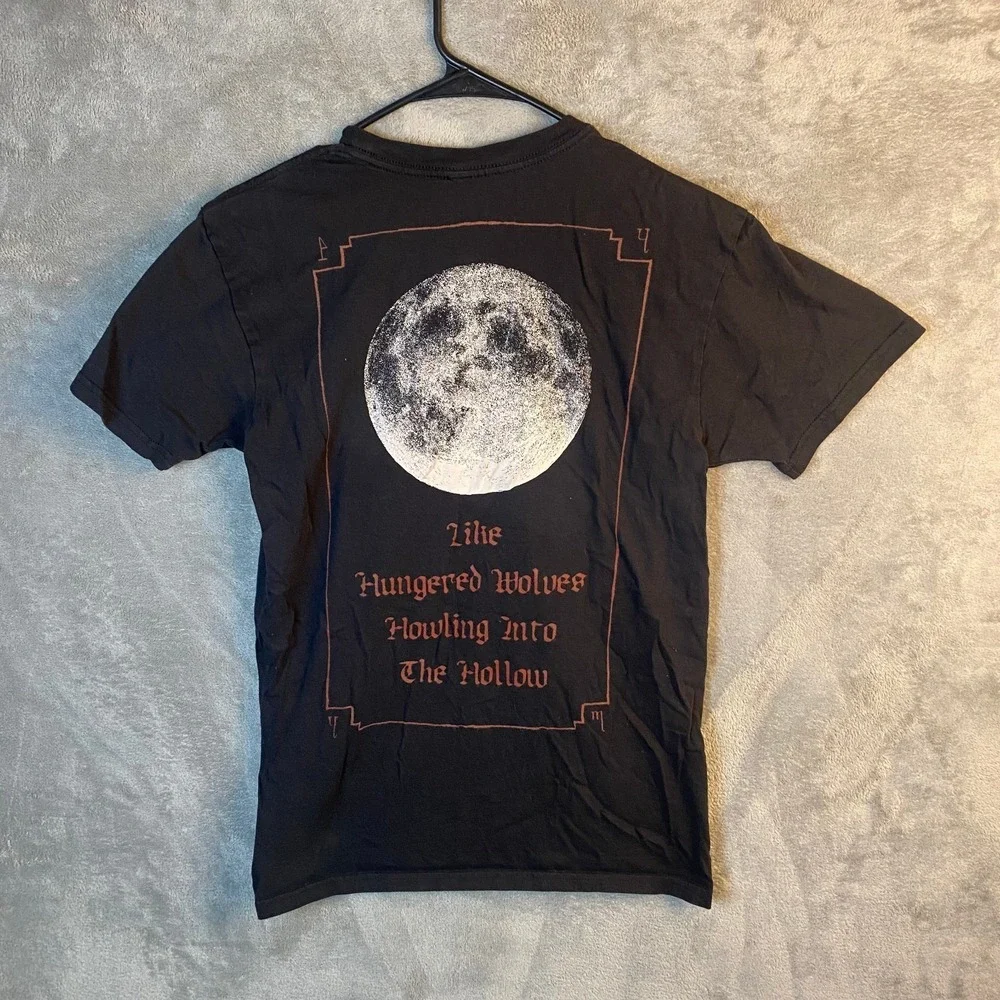 UADA Natus Eclipsim T Shirt Mens Small Black Metal Band Tee Double Sided